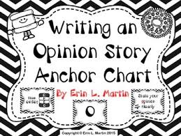 Opinion Writing Anchor Chart