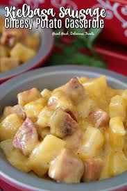 kielbasa sausage cheesy potato
