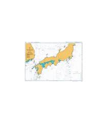 British Admiralty Nautical Chart 2347 Southern Japan And Adjacent Seas