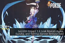 A new genshin impact kazuha character arrives with update 1.6. Genshin Impact 1 6 Leak Reveals Ayaka Kazuha And Yoimiya Banner Release Date Pokde Net