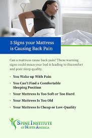 is your bed causing spine or neck pain