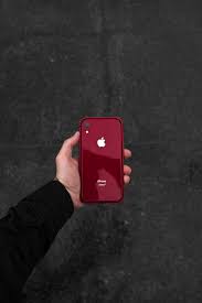 HD wallpaper: PRODUCT RED iPhone XR and ...