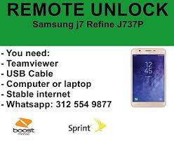 Unlocking your samsung cell phone will enable it to be used outside of the at&t service. Unlock Samsung J7 J700p Sprint Boost And Virgin Mobile Remote Service 10 00 Picclick