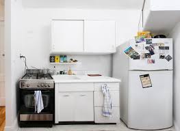 On the fence about a small freezer for your kitchen? In A Tiny Brooklyn Kitchen Room For Lots Of Ideas The New York Times