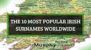 por irish surnames worldwide