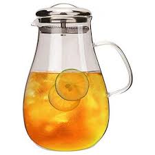 Idealux 60 Ounces Glass Pitcher With