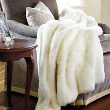 plush faux fur throw blanket soft