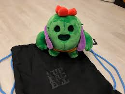 Spike fires off a small cactus that explodes, shooting spikes in different directions. My Spike Plush Came Comes With Cool Bag Brawlstars