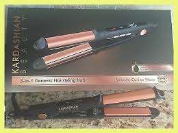 Styling products and tools formulated with nourishing black seed oil for strong and. Kardashian Beauty 3 In 1 Ceramic Hairstyling Iron 54014 Kardashian Beauty 3 In 1 Hairstyling Iron Straightener Curl Wave Tutorials