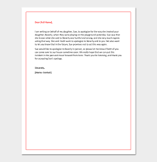 Apology Letter To Teacher 5 Useful Samples Examples Formats