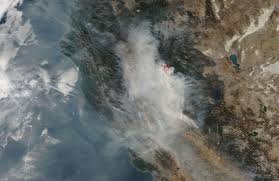 From the ground, the scenes of california's wildfires are terrifying, but looking down from high above reveals the massive and horrific scale of the blazes. Smoke Management National Interagency Fire Center