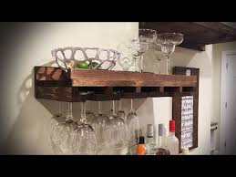 Hang Wine Glass Hanging Bar Shelves