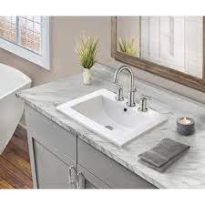 rectangular ceramic sink basin