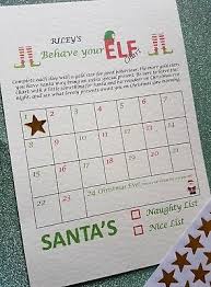 Personalised Christmas Kids Children Reward Behaviour Elf