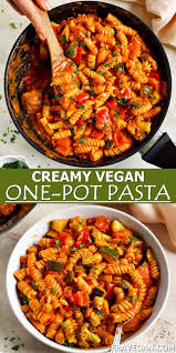 one pot pasta easy vegan 20 minute