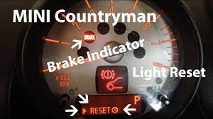 mini countryman brake indicator light