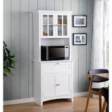 Office Furniture White Buffet And Hutch