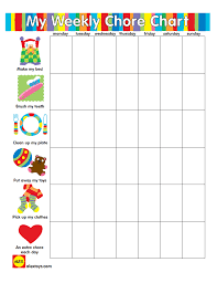 27 Timeless Fun Chore Chart For Kids