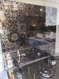 Moroccan Tiles Antique Mirror Glass