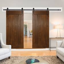 Durable Double Barn Door Entry Made Of