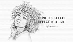 realistic pencil sketch effect in photo