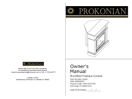 Prokonian 42939 Owner S Manual Pdf