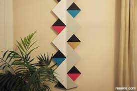 How To Make Geometric Wooden Wall Art