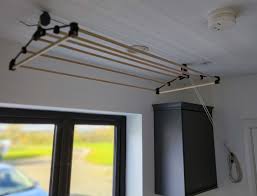 roof mounted clothes airer on a pulley