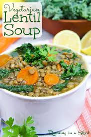 vegetarian crockpot lentil soup