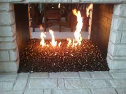 Fireplace Conversion To Fire Glass Fire