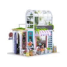 flower diy miniature dollhouse kit