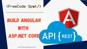 angular application with asp net core