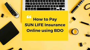 pay sun life insurance using bdo