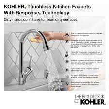 pull down touchless kitchen faucet