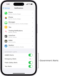 change notification settings on iphone