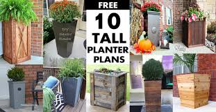 10 tall planter box plans for diy