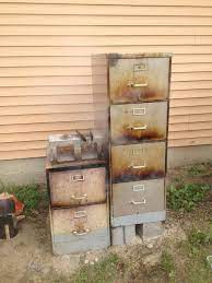old filing cabinet into a smoker