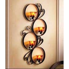 Holders luminary candle holders plate candle holders sculpture candle holders stand candle holders tealight candle holders tray candle holders votive candle. Metal Black Wall Hanging Candle Holder For Decoration Rs 650 Piece Id 21672097897