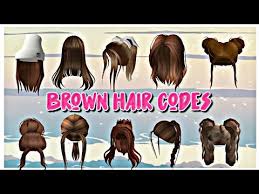 People also love these ideas 🐱🎀 💓🌸🎀🦩🩰🎟 pinterest. Roblox Bloxburg New Brown Hair Codes Youtube