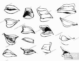 tutorial lesson drawing a human mouth
