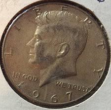 1967 Kennedy Silver Half Dollar 40 Silver Coin Value Prices