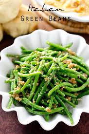 Here are our favorite christmas dinner side dishes. Italian Green Beans Tastes Of Lizzy T S Italian Green Bean Recipes Recipes With Parmesan Cheese Bean Recipes