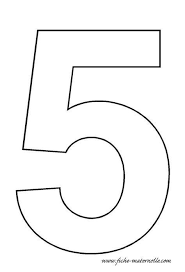 It is the natural number following 4 and preceding 6, and is a prime number. Nummer 5 Vorlage Bastelarbeiten Und Arbeitsblatter Fur Vorschule Kleinkind Und Kindergarte Vorlagen Druckbare Schablonen Schablonen Vorlagen