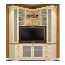 Cream Wooden Corner Tv Cabinet At Rs