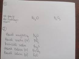 Karta pracy z chemii, bardzo proszę o pomoc ❤ Temat karty to: ,,Znaczenie  wartościowości przy ustalaniu - Brainly.pl