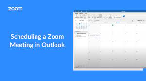 schedule a zoom meeting in outlook