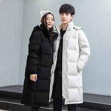Winter Couple Down Jacket Long