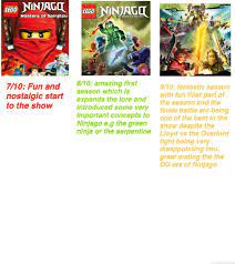 My opinion on all the seasons of Ninjago - r/Ninjago