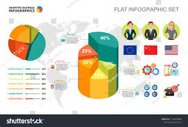 International Business Percentage And Pie Charts Template