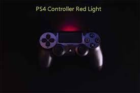 ps4 controller red light what causes
